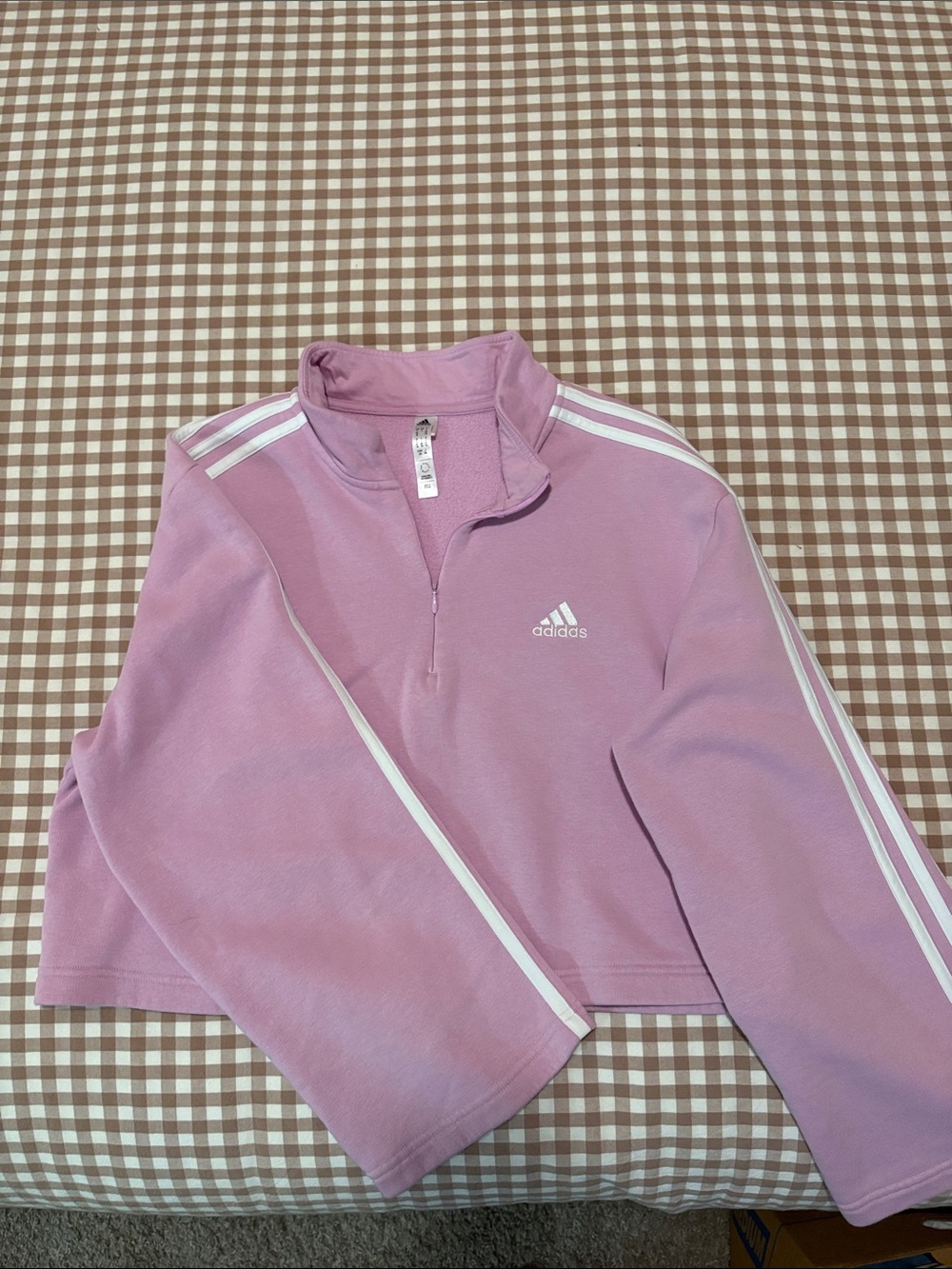 Adidas Quarter-Zip Fleece Sweatshirt